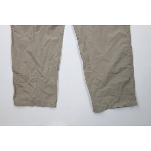 Vintage 90s Streetwear Mens XL Convertible Wide Leg Cargo Pants Shorts Beige - Picture 12 of 13